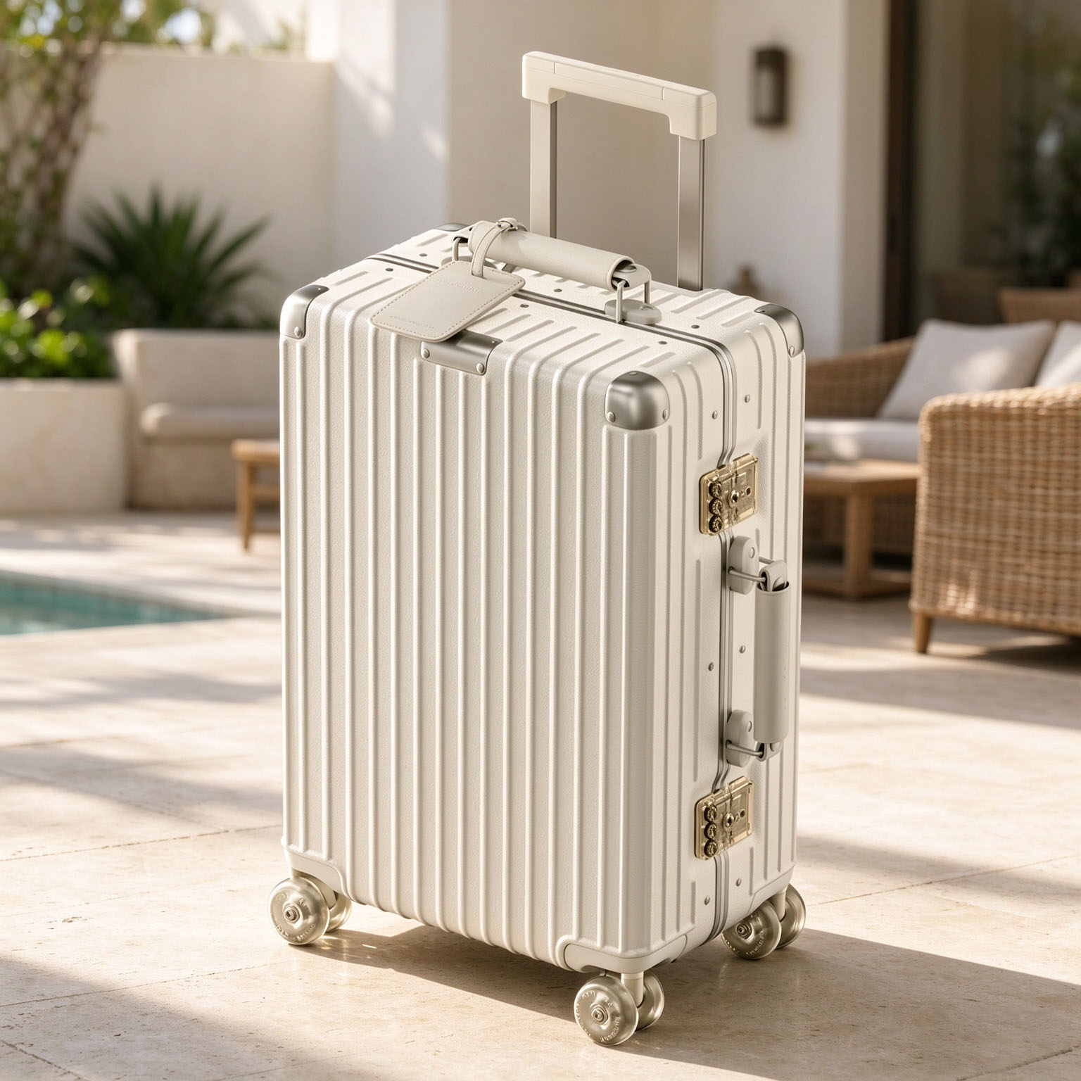 Spinner Wheel Rolling Suitcase 20 Inch - 2026 New Women's Skating Wheel Luggage,
