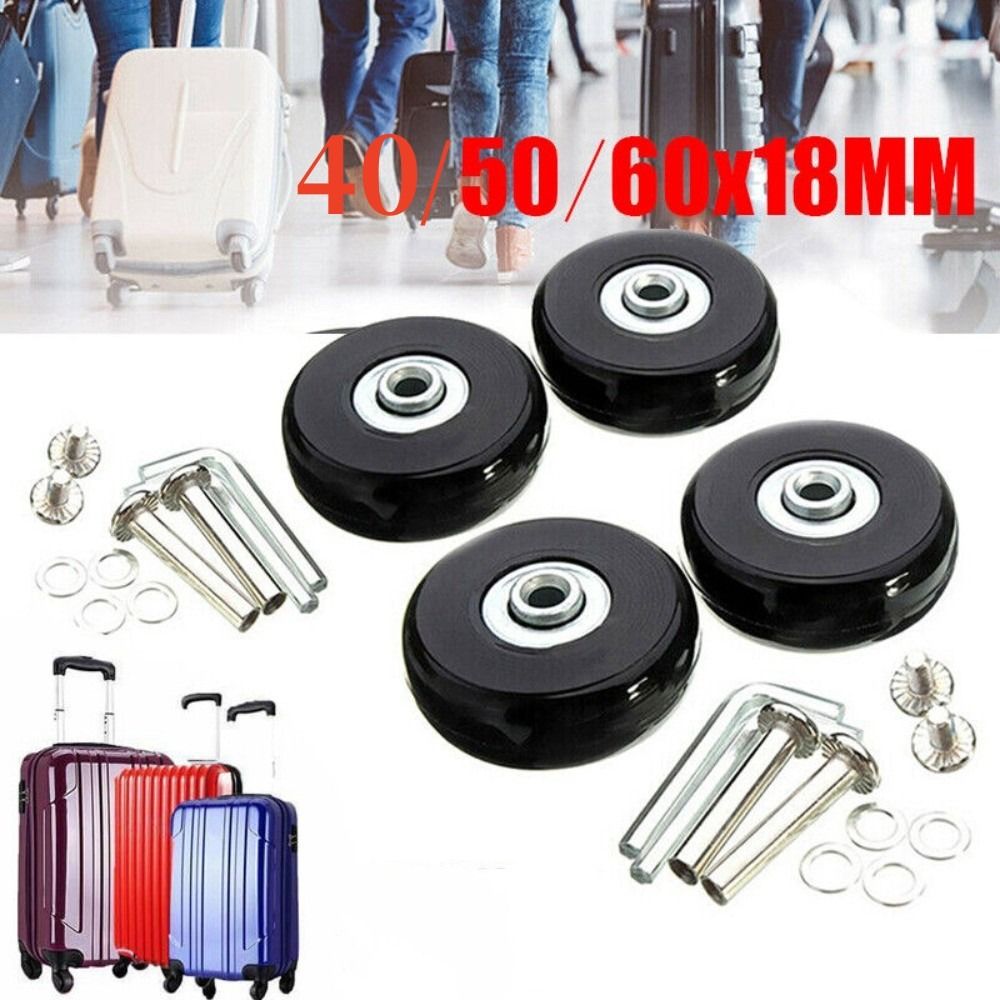 57-59MM Resistant Flexible Sil - Silent Replacement Luggage Wheels 评论和价格