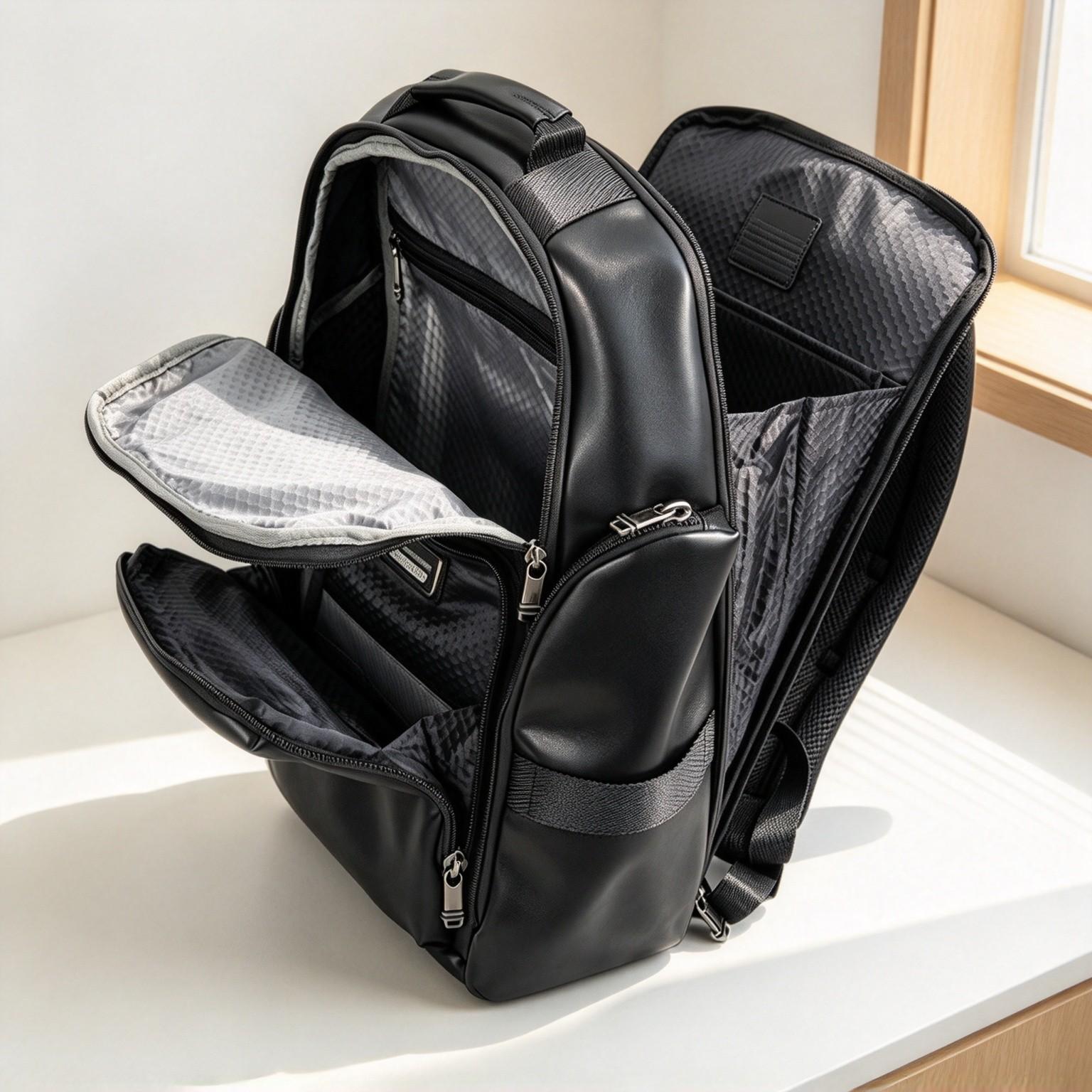 Men Casual Business Leather La - Backpacks 评论和价格