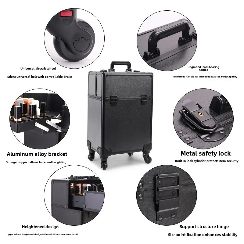 Rolling Cosmetic Luggage Organ - Luggage 评论和价格