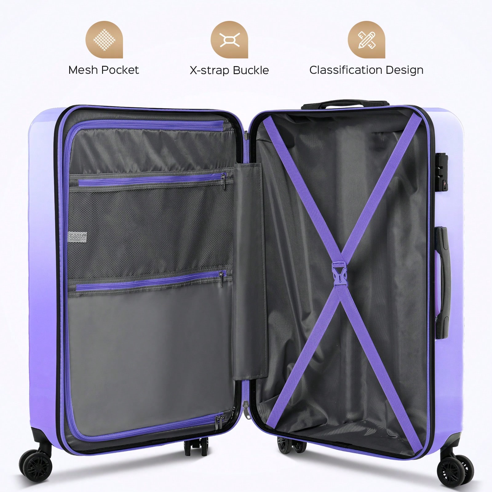 20/28 Inch Hardshell Luggage S - Spinner Wheel Rolling Suitcase 20 Inch 评论和价格