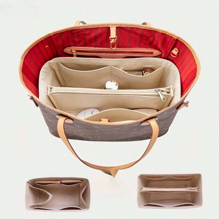 Felt Inset Bag Organizer, Mult - Handbags 评论和价格