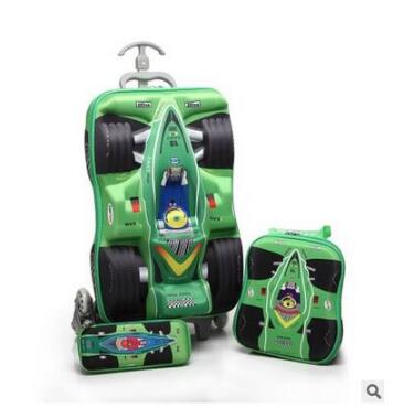 3D Boys Car trolley suitcase C - Foldable Rolling Luggage Bag 评论和价格
